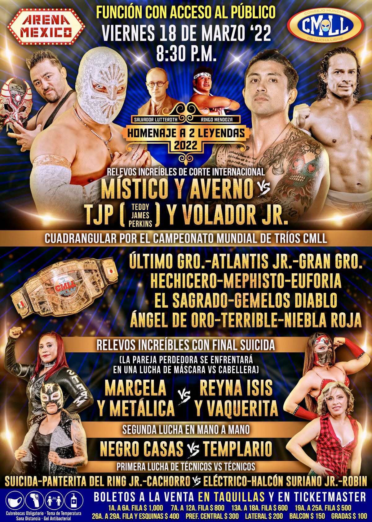 Homenaje A Dos Leyendas 2022 Pro Wrestling Fandom