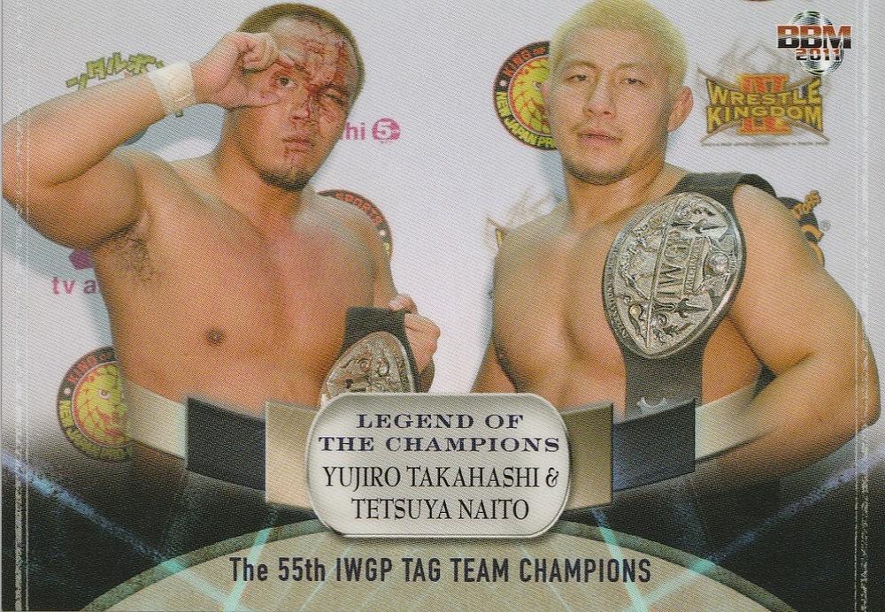 2011 BBM Legend of the Champions Yujiro Takahashi-Tetsuya Naito 