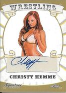 2016 Leaf Signature Series Wrestling Christy Hemme (No.19)