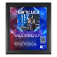 Men's Elimination Match Survivor Series 2021 15x17 Commemorative Plaque