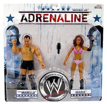 Santino Marella Maria WWE Adrenaline Series 32 Pro Wrestling