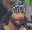 Randy Savage giving a promo.