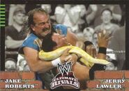 2008 WWE Ultimate Rivals (Topps) Jake Roberts vs. Jerry Lawler (No.83)