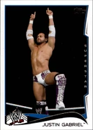 2014 WWE (Topps) Justin Gabriel (No.77)