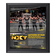 Authors of Pain TakeOver Toronto 15 x 17 Framed Plaque w Ring Canvas