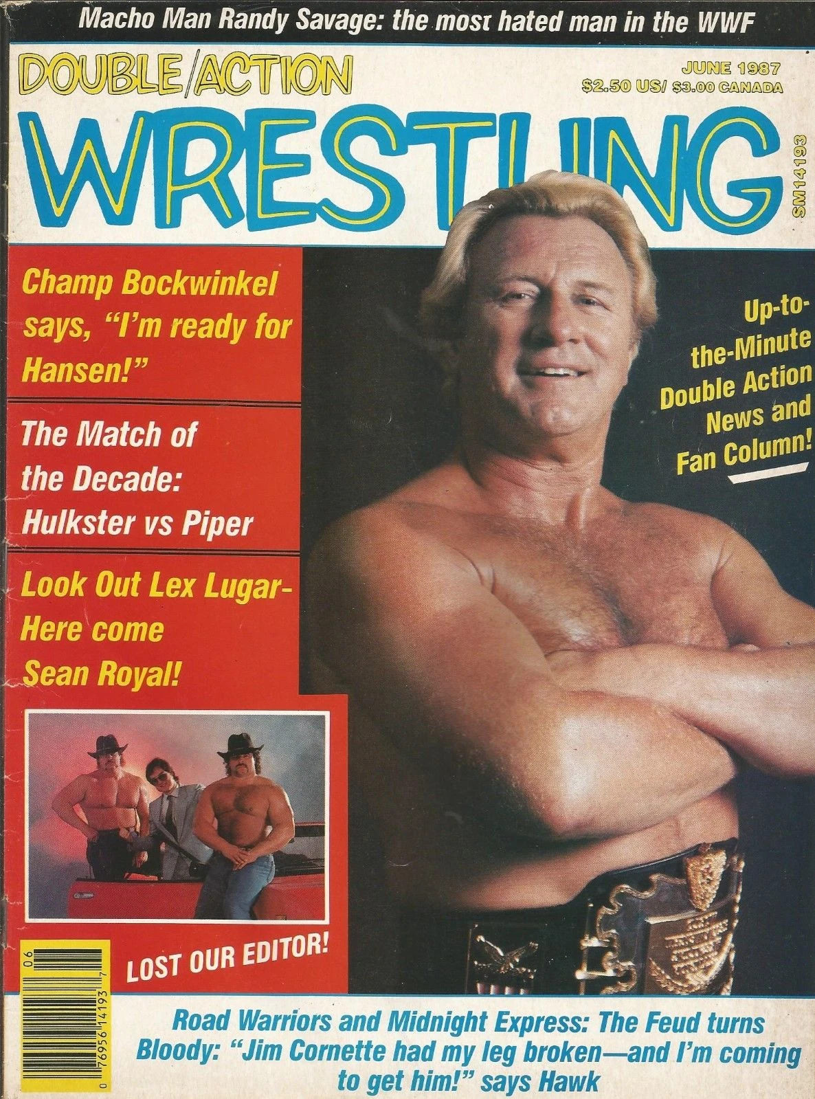 Double Action Wrestling June 1987 Pro Wrestling Fandom