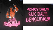 Sabu "Homosidal" error T-Shirt