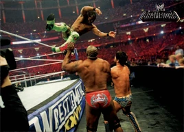 2011 Topps WWE Champions Wrestling Big Show, Kane, Santino, and Kofi 84