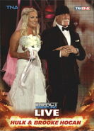 2013 TNA Impact Wrestling Live Trading Cards (Tristar) Hulk & Brooke Hogan 3