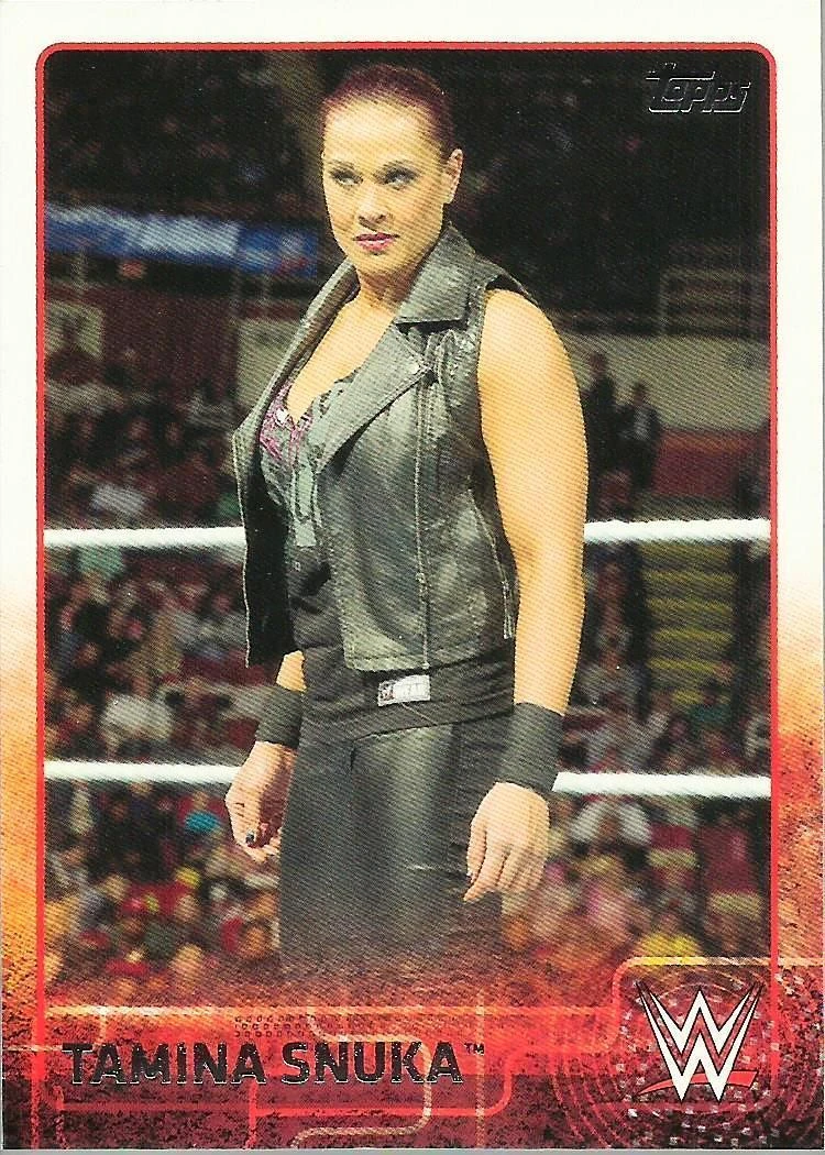 2015 WWE (Topps) Tamina Snuka (No.76) | Pro Wrestling | Fandom, image size:750x1050