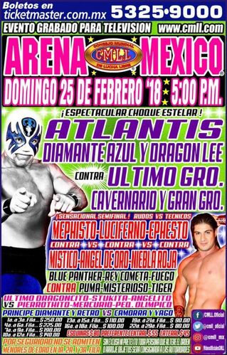 CMLL Domingos Arena Mexico (February 25, 2018)