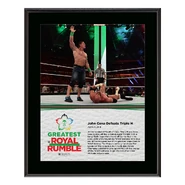 John Cena & Triple H Greatest Royal Rumble 2018 10 x 13 Photo Plaque