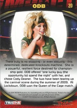 2009 TNA Impact (TriStar) ODB (No.20) | Pro Wrestling | Fandom