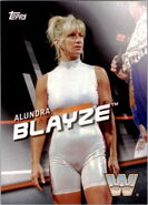 2016 WWE Divas Revolution Wrestling (Topps) Alundra Blayze (No.4)