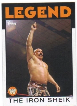 2016 WWE Heritage Wrestling Cards (Topps) The Iron Sheik 105