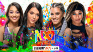 Cora Jade & Roxanne Perez vs. Katana Chance & Kayden Carter to become #1 Contenders for the NXT Women's Tag Team Championship