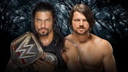Roman Reigns (c) vs. A.J. Styles for the WWE World Heavyweight Championship