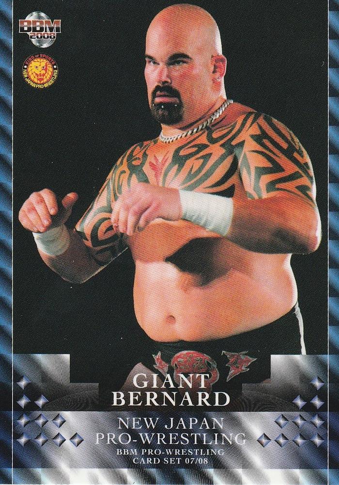 2007-08 BBM New Japan Pro Wrestling Giant Bernard (No.25) | Pro 