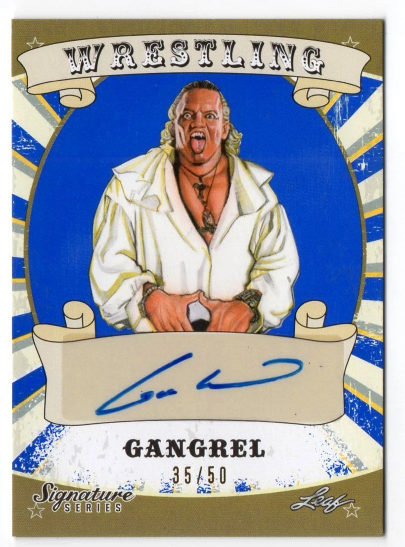 2016 Leaf Signature Series Wrestling Gangrel (No.28) Pro Wrestling