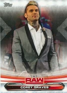 2019 WWE Raw Wrestling Cards (Topps) Corey Graves (No.18)