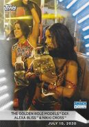 2021 WWE Women's Division Trading Cards (Topps) The Golden Role Models (No.40)