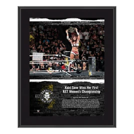 Kairi Sane NXT TakeOver Brooklyn 2018 10 x 13 Commemorative Plaque