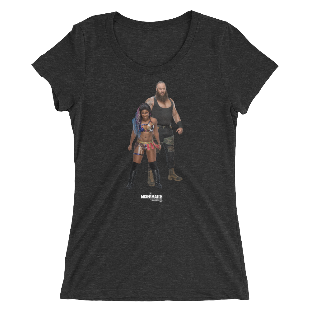 Crew Neck Graphic Tee Official Merchandise Wrestlemania WWE Braun Strowman Girls T-Shirt Birthday Gift Idea for Daughter Sister Neice