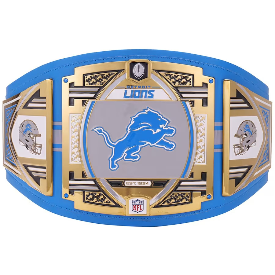 Detroit Lions WWE Legacy Title Belt Pro Wrestling Fandom