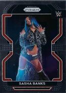 2022 WWE (Panini Prizm) Sasha Banks (No.102)