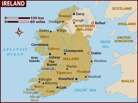 Islands Of Ireland Map Ireland | Pro Wrestling | Fandom