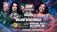 May 3, 2023 AEW Dynamite Preview1.jpg (944 KB) Saraya vs. Willow Nightingale