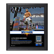 AJ Styles 15 x 17 Framed Plaque w/ Ring Canvas