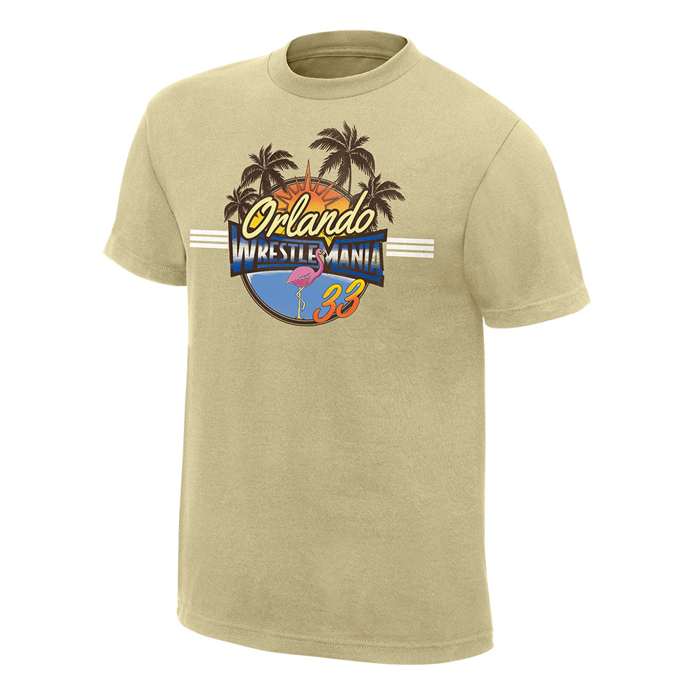 WrestleMania 33 Sand Vintage T-Shirt | Pro Wrestling | Fandom