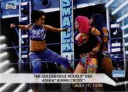 2021 WWE Women's Division Trading Cards (Topps) The Golden Role Models (No.45)