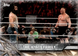 2017 WWE Road to WrestleMania Trading Cards (Topps) The Wyatt Family 13