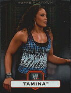 2010 WWE Platinum Trading Cards (Topps) Tamina (No.38)