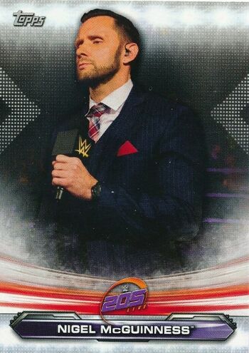 2019 WWE Raw Wrestling Cards (Topps) Nigel McGuinness 85