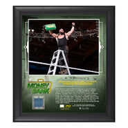 Braun Strowman Money in The Bank 2018 15 x 17 Framed Plaque w/ Ring Canvas