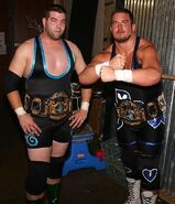Jon Dahmer (left) and Danny Demanto as Tag Champs