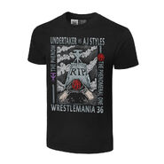 WrestleMania 36 Undertaker vs AJ Styles Match Up T-Shirt