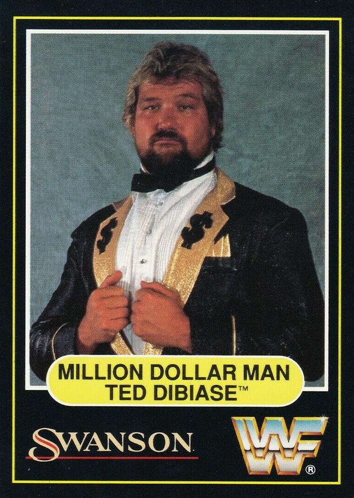 1991 Swanson WWF Million Dollar Man Ted DiBiase Pro Wrestling Fandom 1991 Swanson WWF Million Dollar Man Ted DiBiase Pro Wrestling Fandom