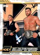 2021 WWE NXT (Topps) Breezango (No.67)