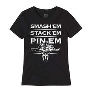 Roman Reigns Smash 'Em, Stack 'Em, Pin 'Em Women's Authentic T-Shirt