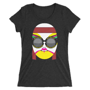The Miz & Asuka MMC "Mask Logo" Women's Tri-Blend T-Shirt