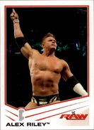 2013 WWE (Topps) Alex Riley (No.2)