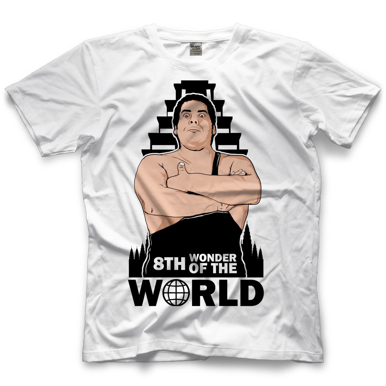 Official andre the giant choking bob uecker wrestling fan shirt, hoodie,  tank top, sweater and long sleeve t-shirt