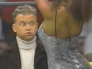 Jeremy Borash gets a lapdance from St Clair