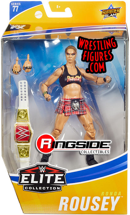 WWE Ronda Rousey Elite Series #77 Mattel Figure MMA UFC Rare Wrestling WWF W6 