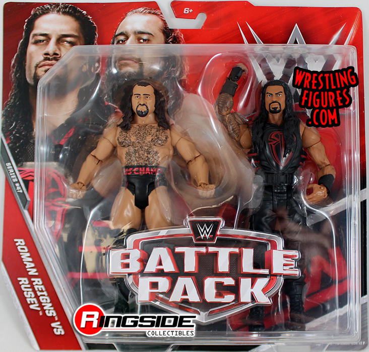 AJ Styles Roman Reigns WWE Mattel Battle Packs Series 45 Action Figures for sale online 