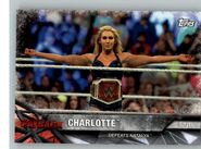 2017 WWE Road to WrestleMania Trading Cards (Topps) Charlotte 81